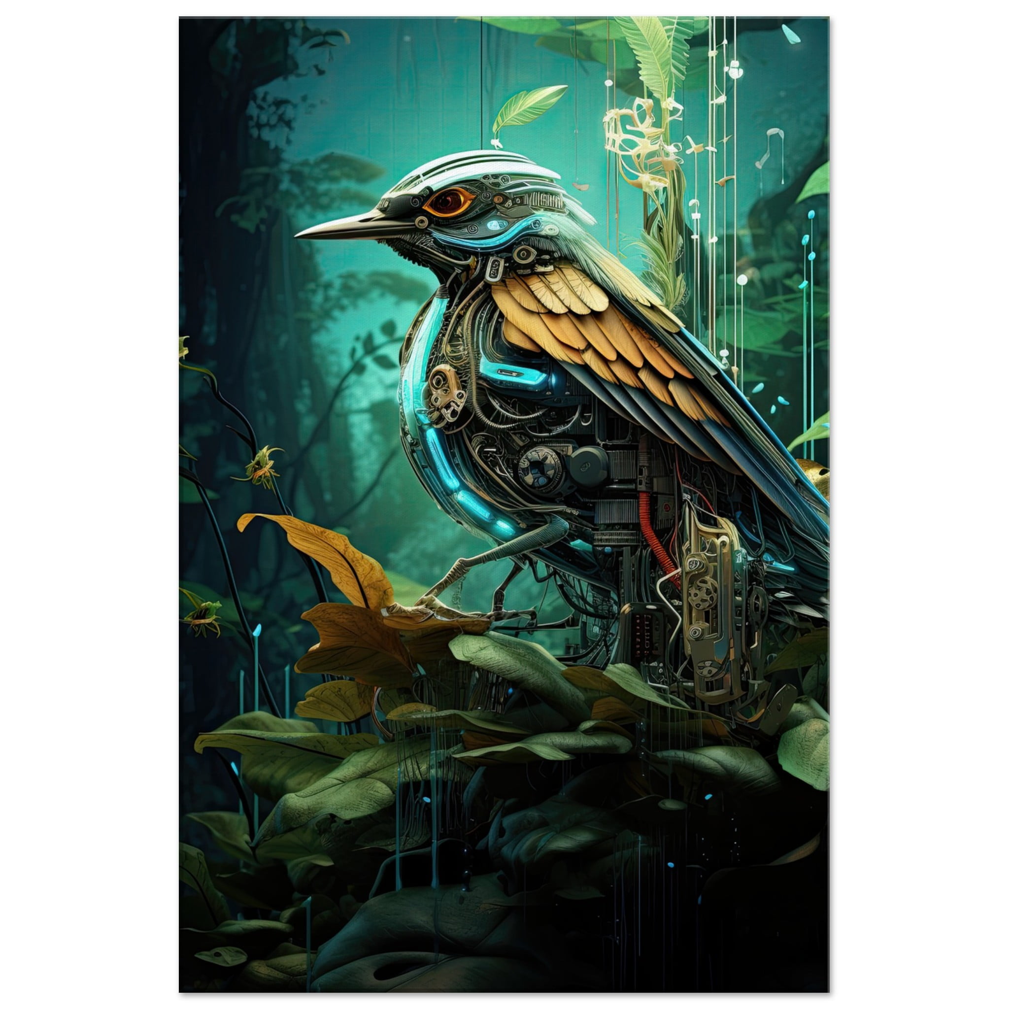 Robotic Bird – Nature – Canvas Print