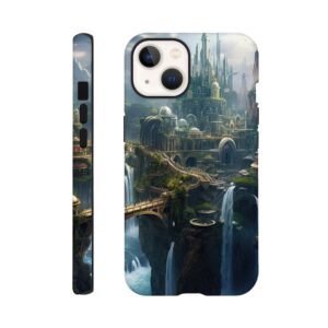 Elven Kingdom Fantasy Landscape Phone Case - Tough case, Apple - iPhone 13