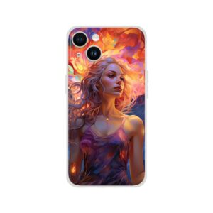 Lovely Lanterns and Colors Phone Case - Flexi case, Apple - iPhone 14