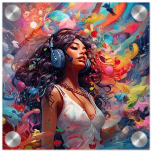 Music in Color Art Acrylic Print - 20x20 cm / 8x8″