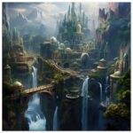 Elven Kingdom Canvas Print