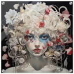 Flower Girl Art Acrylic Print