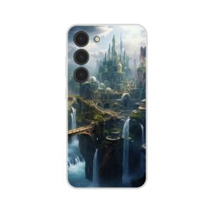 Elven Kingdom Fantasy Landscape Phone Case - Flexi case, Samsung - Galaxy S23