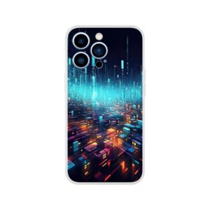 High Speed Data Abstract Phone Case - Flexi case, Apple - iPhone 13 Pro