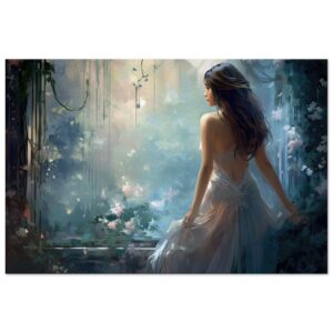 Secret Garden Beautiful Canvas Print - 60x90 cm / 24x36″, Slim