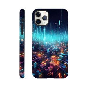 High Speed Data Abstract Phone Case - Tough case, Apple - iPhone 11 Pro Max
