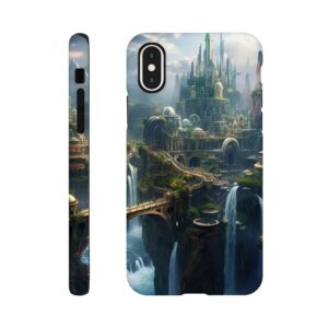 Elven Kingdom Fantasy Landscape Phone Case - Tough case, Apple - iPhone X