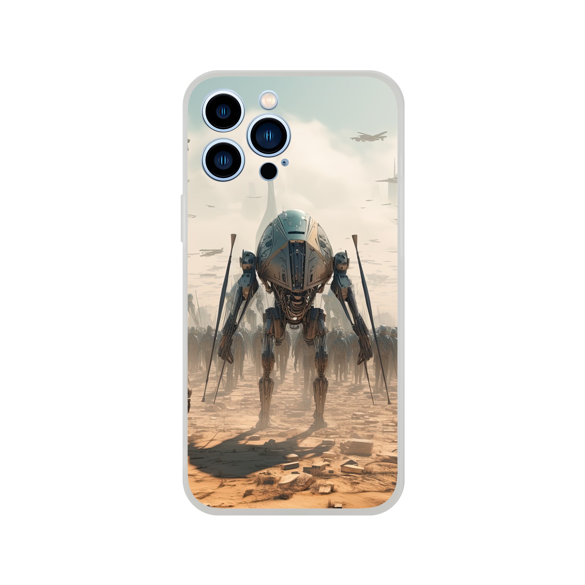 Future War Sci-Fi Futuristic Phone Case – Flexi case, Apple – iPhone 13 Pro Max