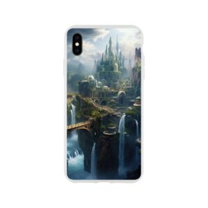 Elven Kingdom Fantasy Landscape Phone Case - Flexi case, Apple - iPhone XS Max