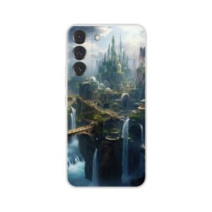 Elven Kingdom Fantasy Landscape Phone Case - Flexi case, Samsung - Galaxy S22