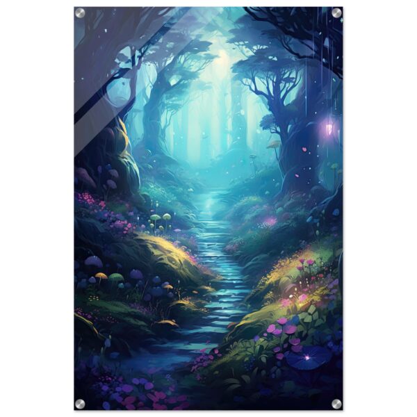 Path Through the Magic Forest Acrylic Print