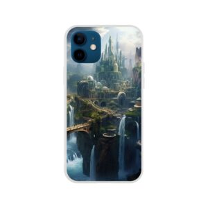 Elven Kingdom Fantasy Landscape Phone Case - Flexi case, Apple - iPhone 12