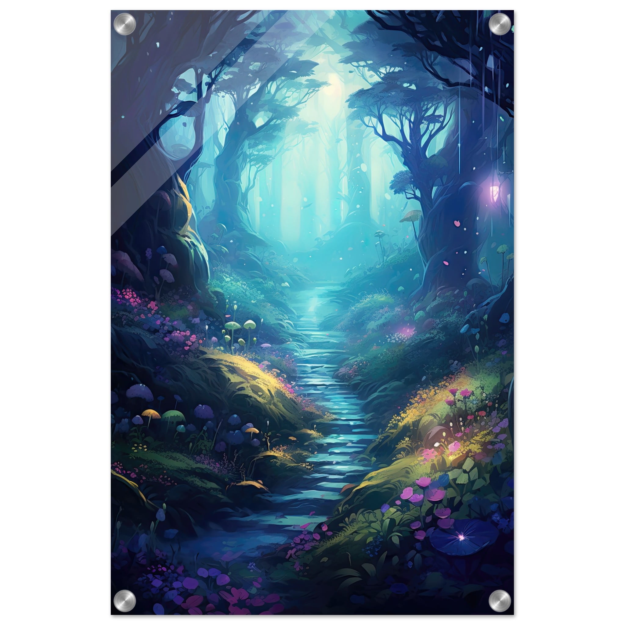 Path Through the Magic Forest Acrylic Print – 40×60 cm / 16×24″