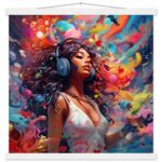 Music in Color Art Print with Hanger