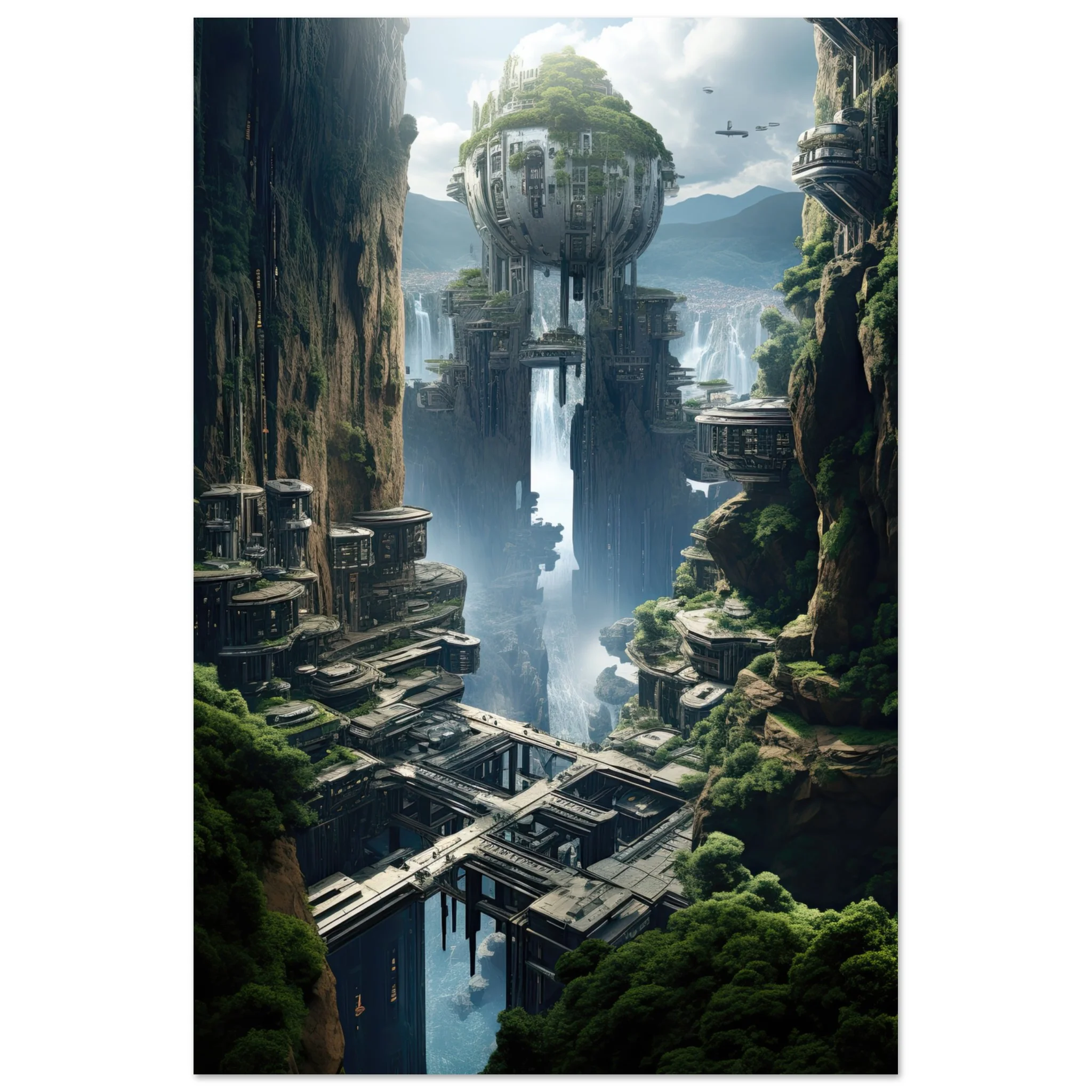 Sci-Fi Concept Art Poster – 60×90 cm / 24×36″