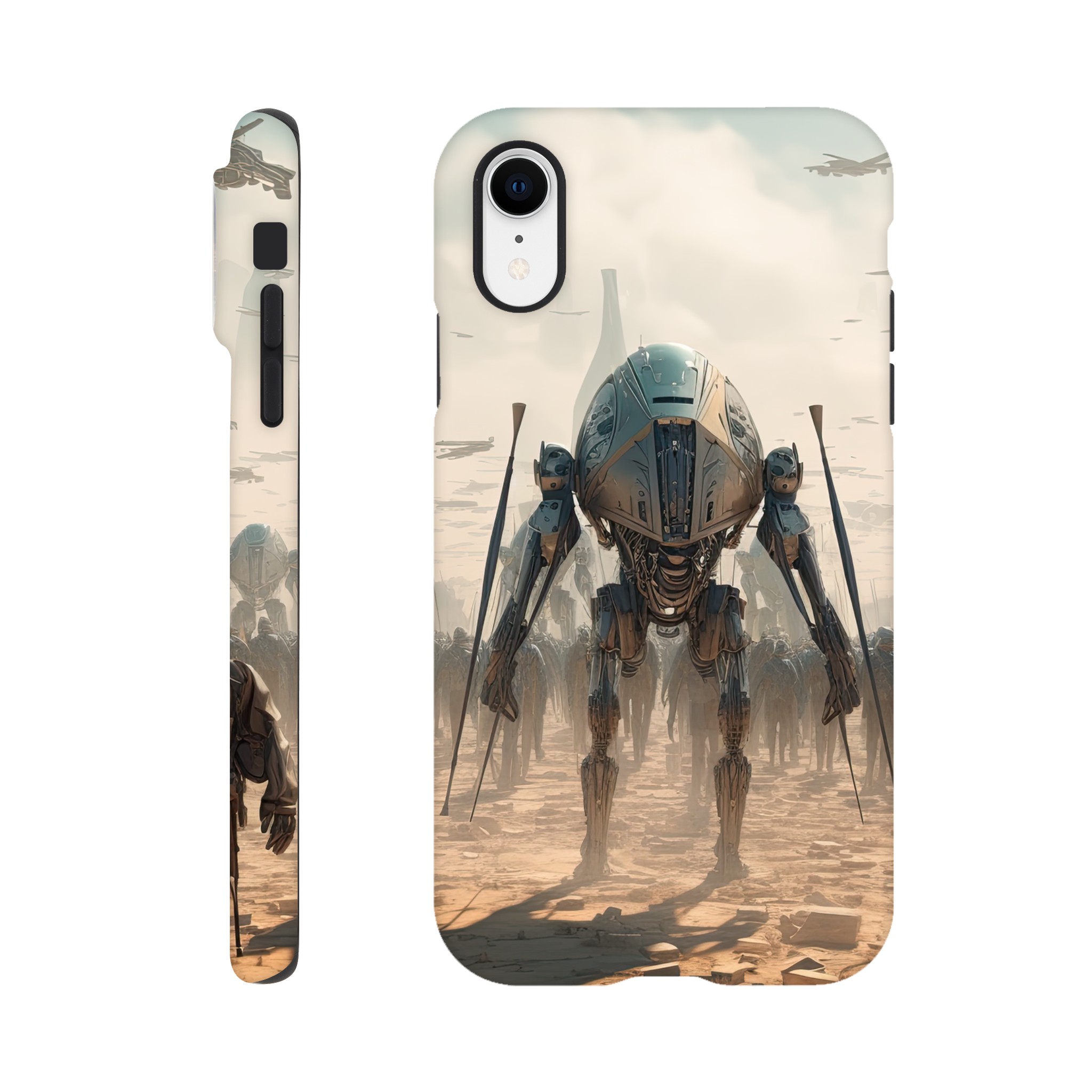 Future War Sci-Fi Futuristic Phone Case – Tough case, Apple – iPhone XR