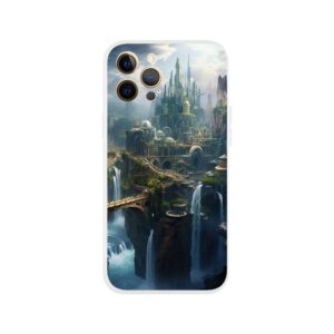 Elven Kingdom Fantasy Landscape Phone Case - Flexi case, Apple - iPhone 12 Pro Max