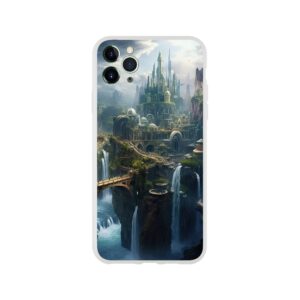 Elven Kingdom Fantasy Landscape Phone Case - Flexi case, Apple - iPhone 11 Pro Max