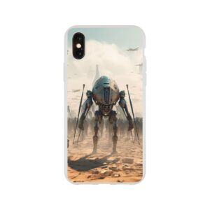 Future War Sci-Fi Futuristic Phone Case - Flexi case, Apple - iPhone XS