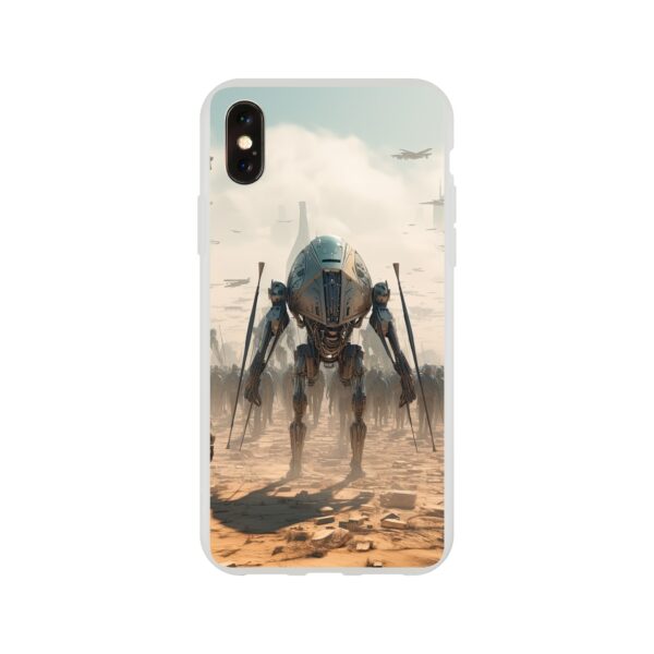 Future War Sci-Fi Futuristic Phone Case - Flexi case, Apple - iPhone XS
