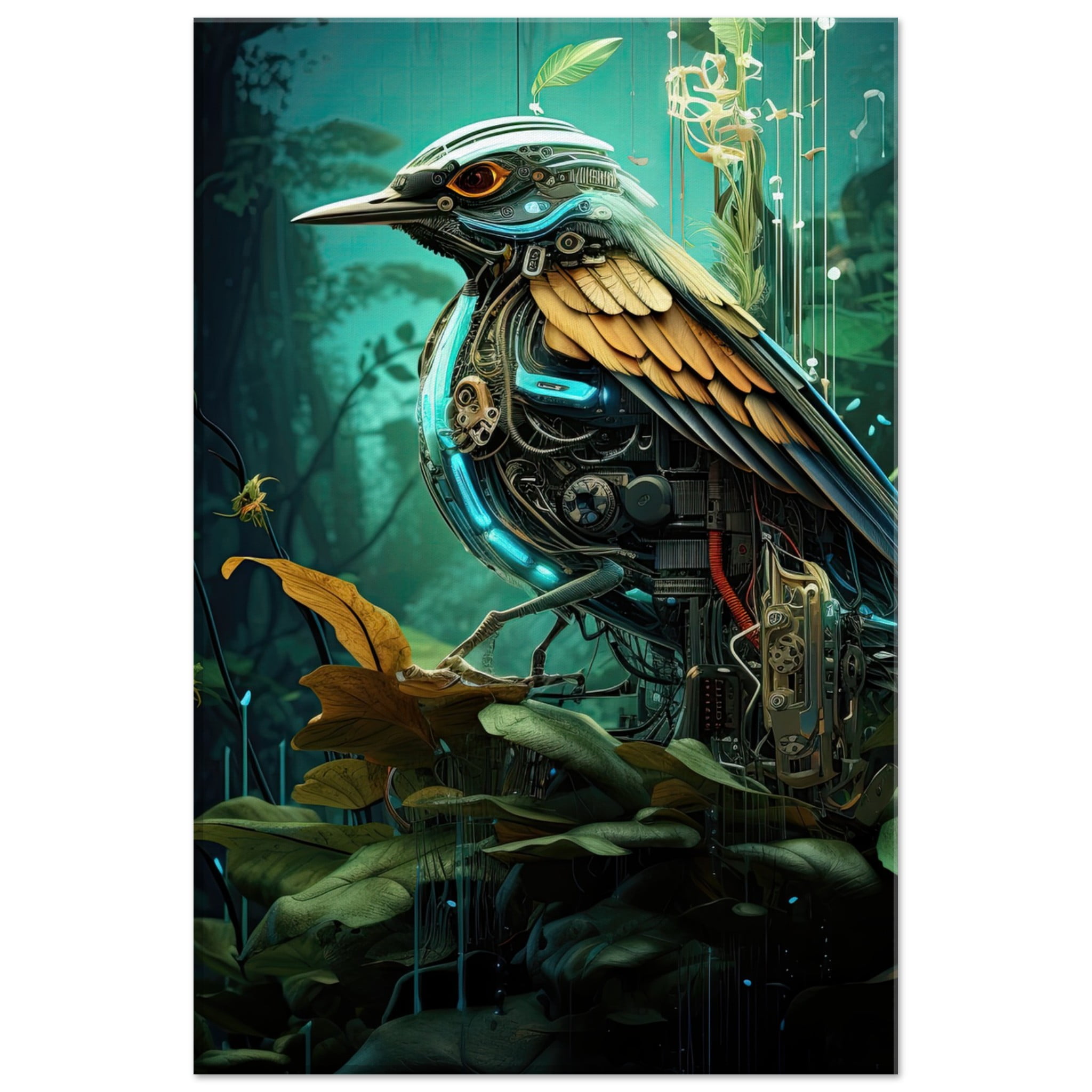 Robotic Bird – Nature – Canvas Print