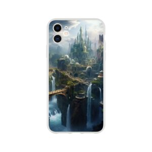 Elven Kingdom Fantasy Landscape Phone Case - Flexi case, Apple - iPhone 11