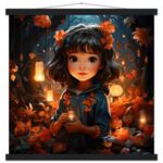 Enchanted World - Girl - Art Print with Hanger