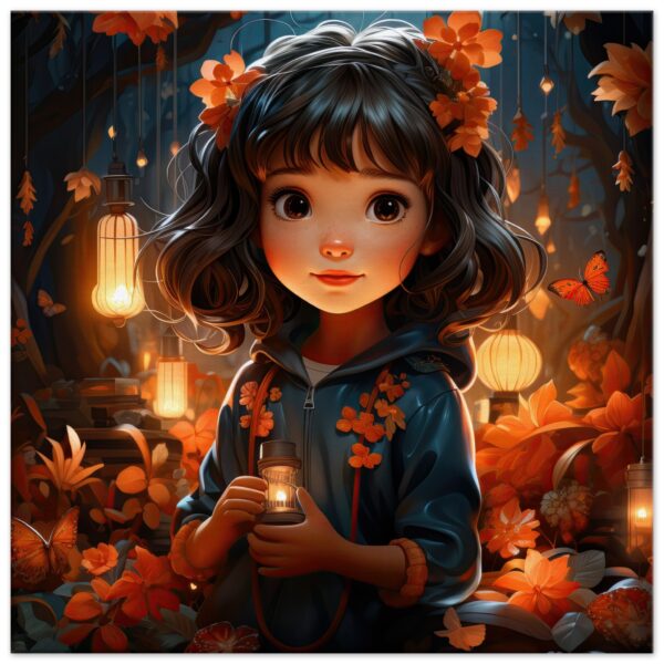 Enchanted World - Girl - Canvas Print