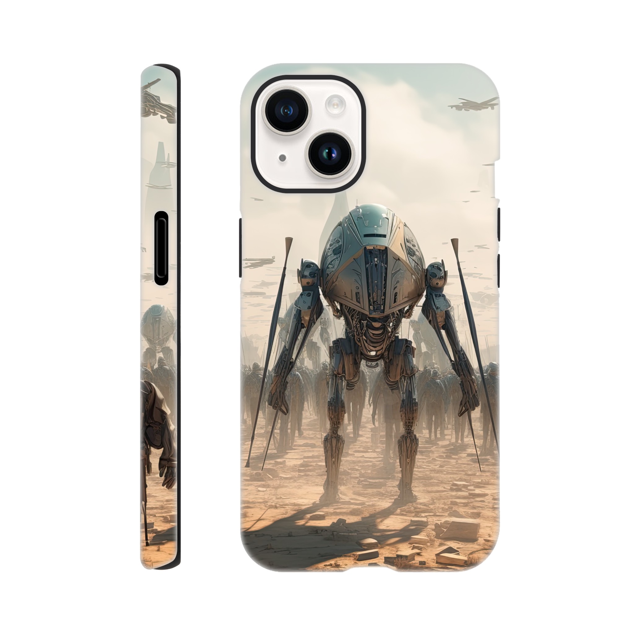 Future War Sci-Fi Futuristic Phone Case – Tough case, Apple – iPhone 14
