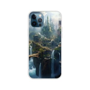Elven Kingdom Fantasy Landscape Phone Case - Flexi case, Apple - iPhone 12 Pro