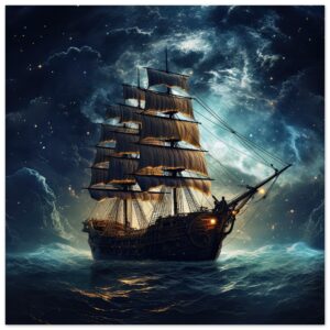 Fantastic Voyage Art Poster - 70x70 cm / 28x28″