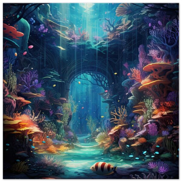 Underwater Paradise Ocean Canvas Print