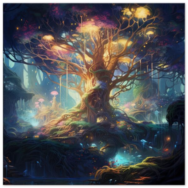 Magical Tree Kingdom Canvas Print