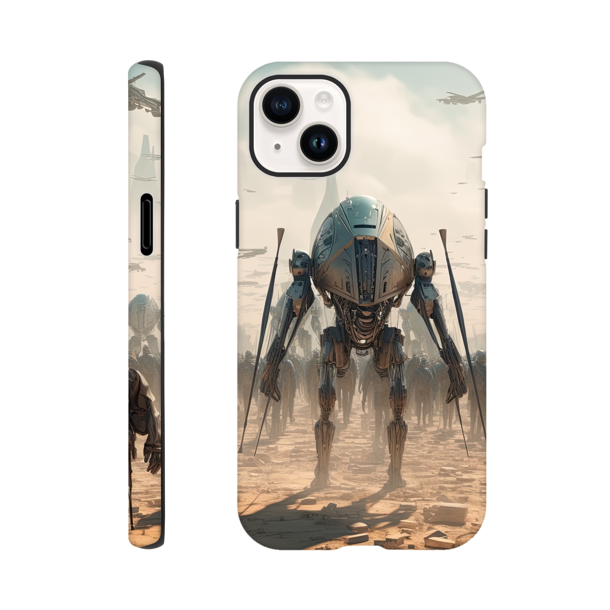Future War Sci-Fi Futuristic Phone Case – Tough case, Apple – iPhone 14 Plus