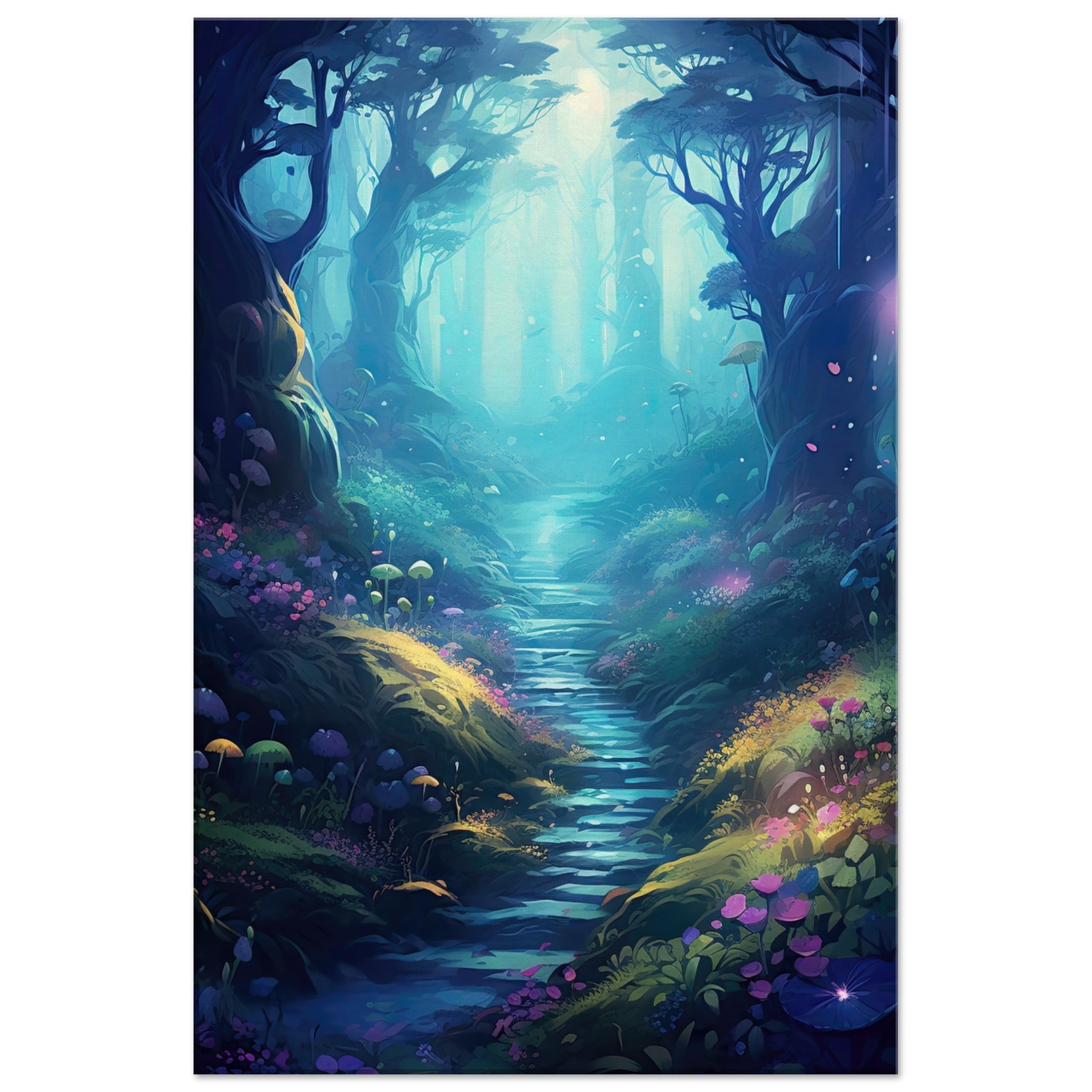 Path Through the Magic Forest Canvas Print – 50×75 cm / 20×30″, Thick