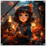 Enchanted World - Girl - Acrylic Print