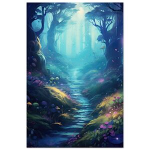 Path Through the Magic Forest Canvas Print - 40x60 cm / 16x24″, Thick