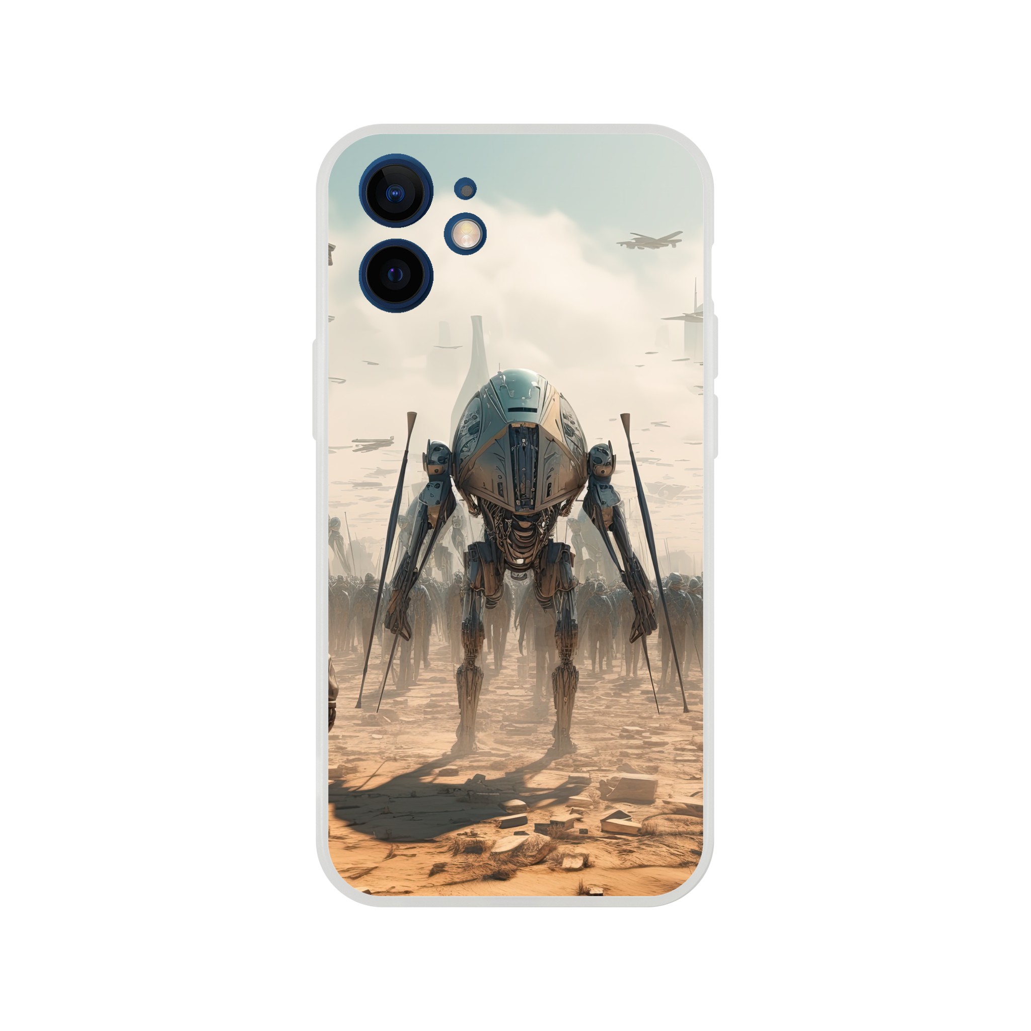 Future War Sci-Fi Futuristic Phone Case – Flexi case, Apple – iPhone 12 Mini