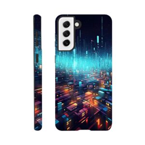 High Speed Data Abstract Phone Case - Tough case, Samsung - Galaxy S21 Plus