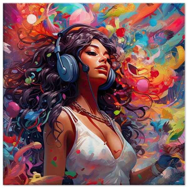 Music in Color Art Canvas Print