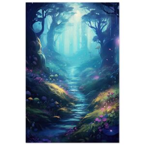 Path Through the Magic Forest Canvas Print - 50x75 cm / 20x30″, Slim