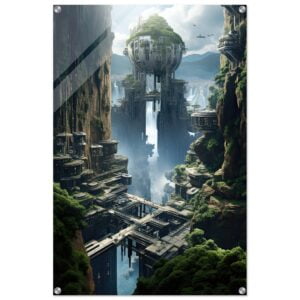 Sci-Fi Concept Art Acrylic Print - 60x90 cm / 24x36″