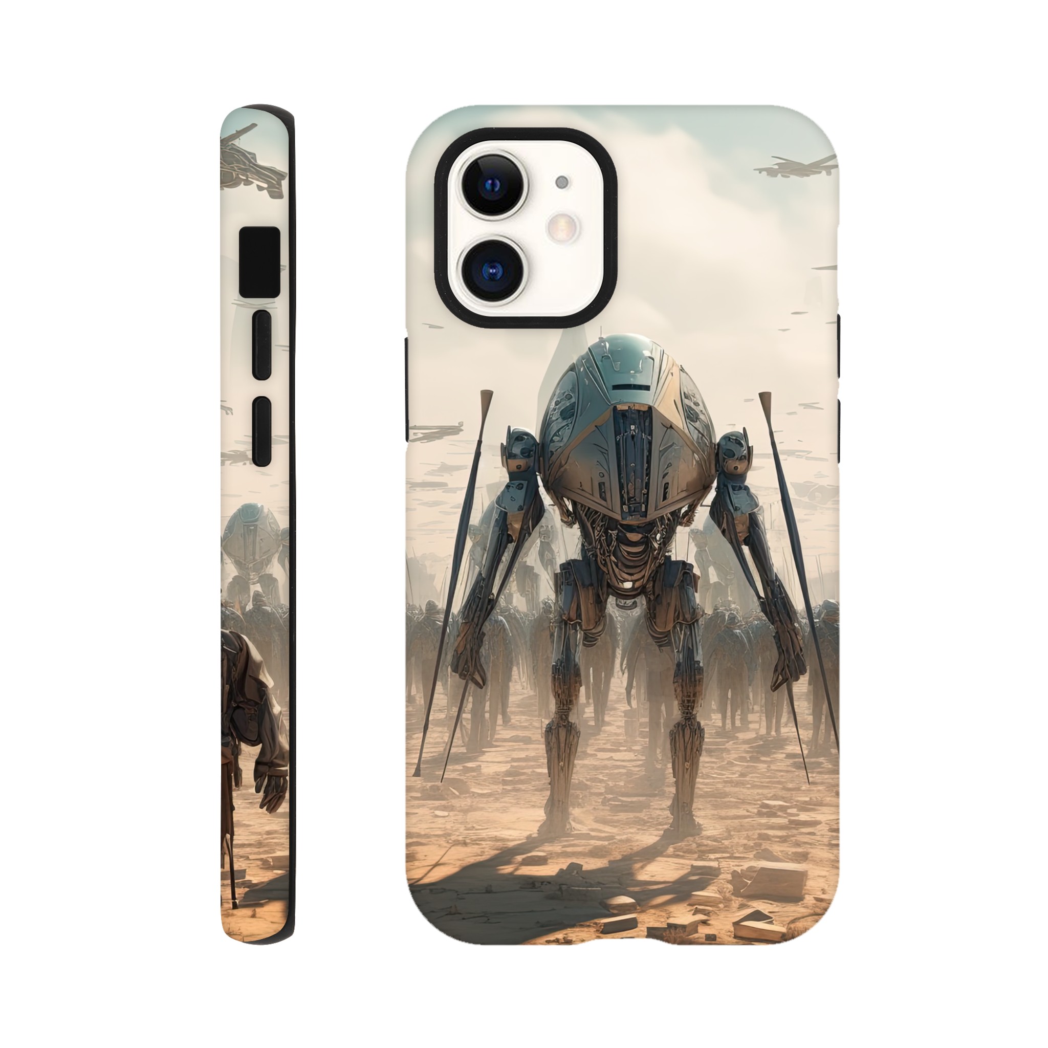 Future War Sci-Fi Futuristic Phone Case – Tough case, Apple – iPhone 12 Mini