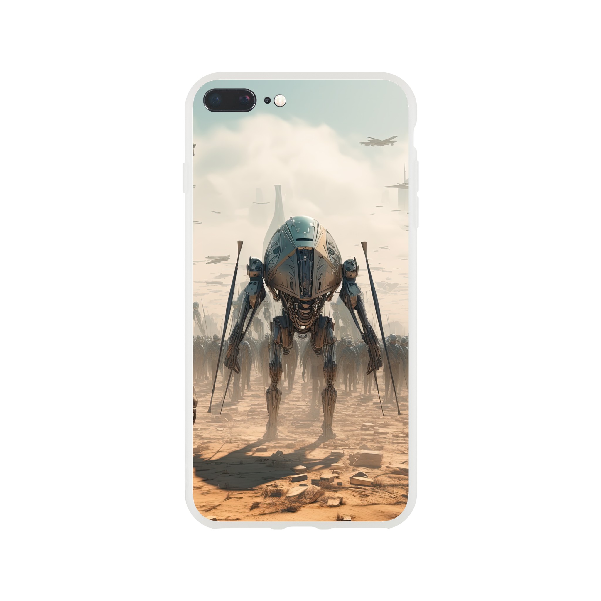 Future War Sci-Fi Futuristic Phone Case – Flexi case, Apple – iPhone 7 Plus