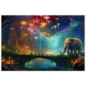 Elephant Cave of Wonder Canvas Print