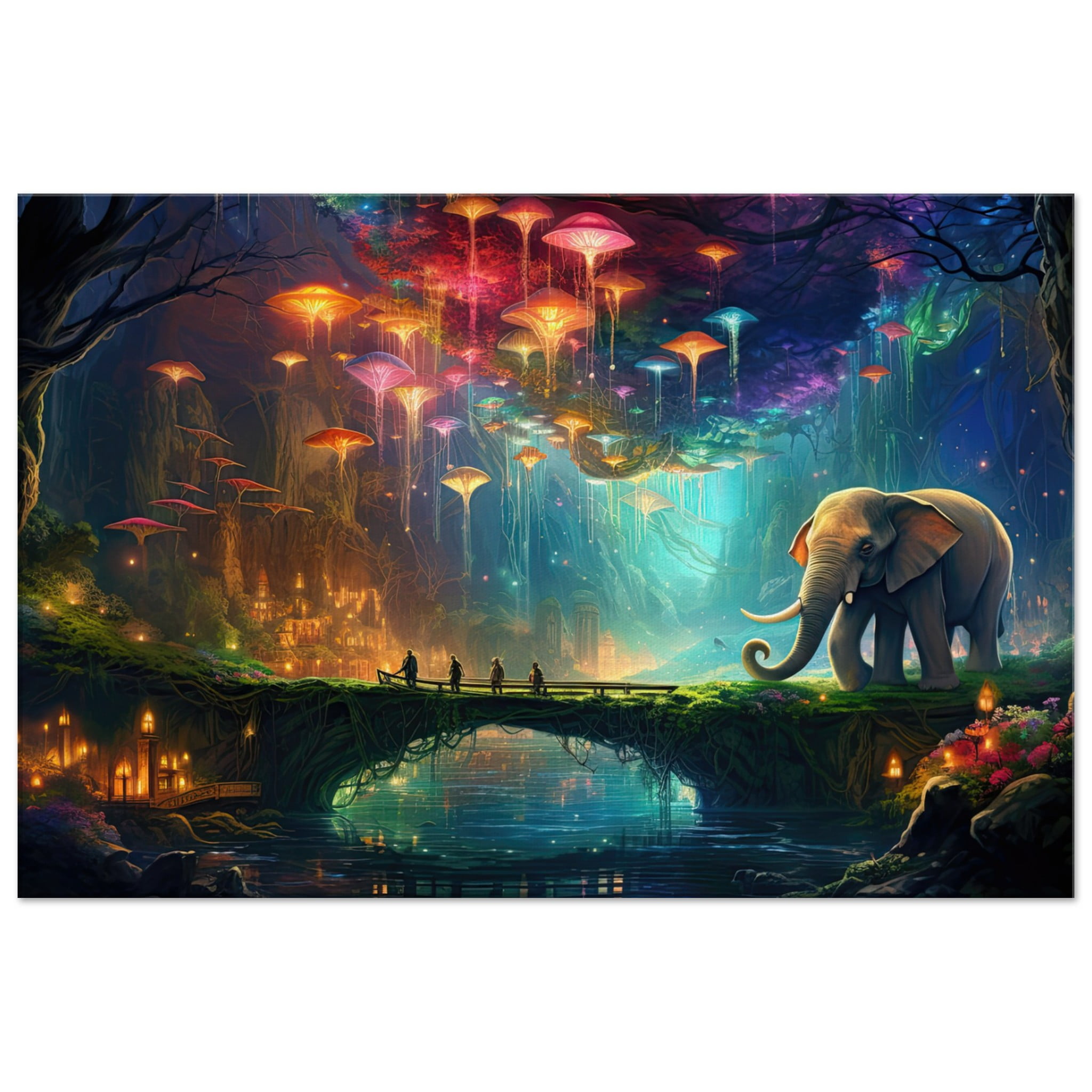 Elephant Cave of Wonder Canvas Print