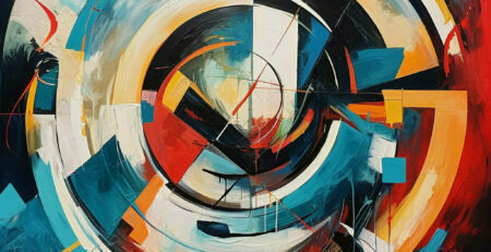 A colorful abstract art design