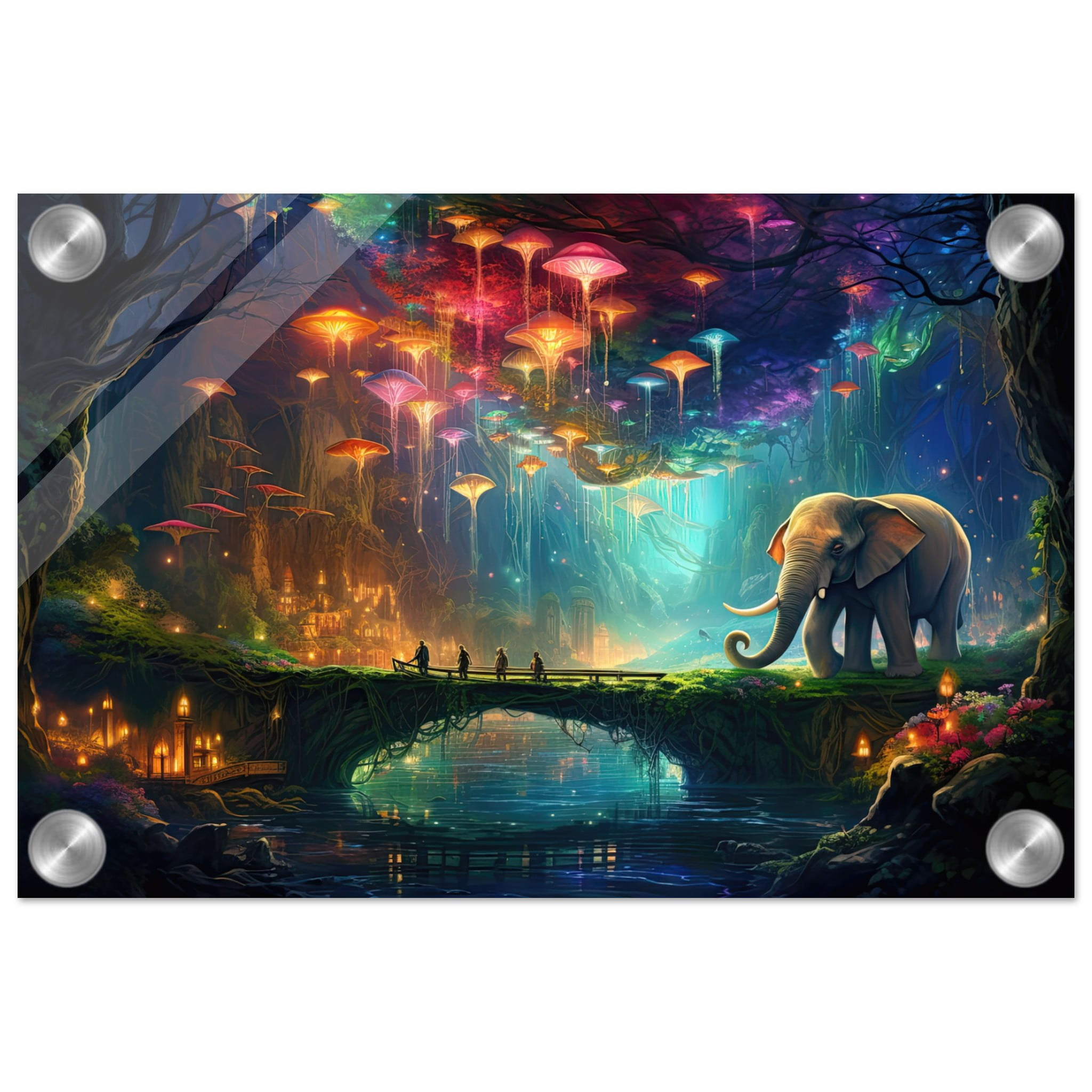 Elephant Cave of Wonder Acrylic Print – 20×30 cm / 8×12″