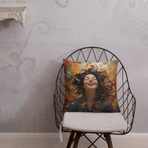 Pure Happiness Premium Throw Pillow - Image 6