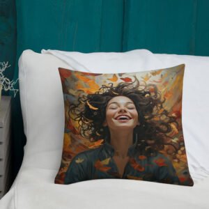 Pure Happiness Premium Throw Pillow - Image 9
